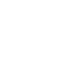 White clock time icon on transparent background
